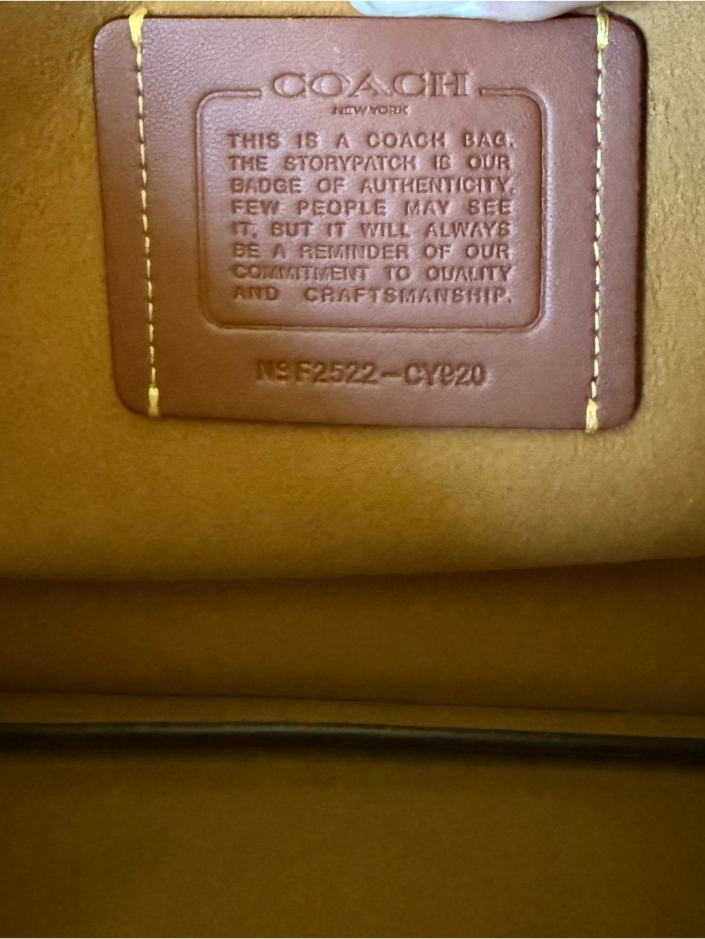 Coach Chain Tabby 30 Bag in Honey Brown - Picture 9 of 10